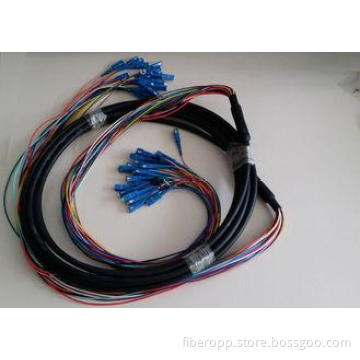 Outdoor 3mm Single Mode And Multimode Fiber Optic Cable Pat
